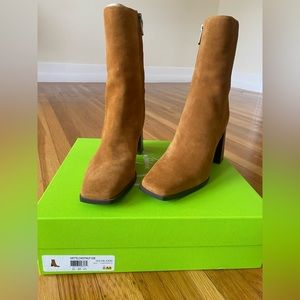Sam Edelman Ivette Chestnut Suede Boots- size 8